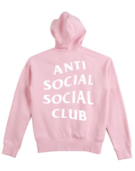 Anti Social Social Club Pink Coach Jacket Windbreaker Mens Size L